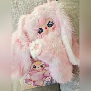 Pink Bunny | Baby Three Baby Hugging Backpack Confrimed Plush Blind Box